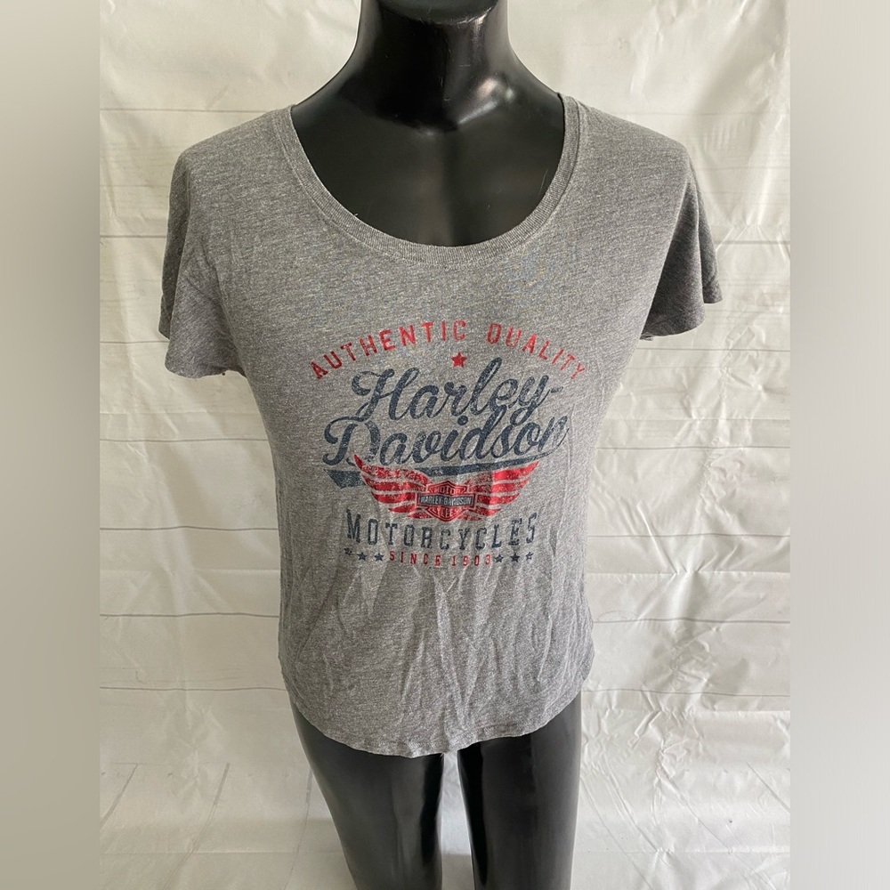 Harley-Davidson T-Shirt Women’s Large Graphic Print Orlando, FL Store Vintage #